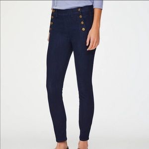 Loft Modern Skinny Sailor Jeans